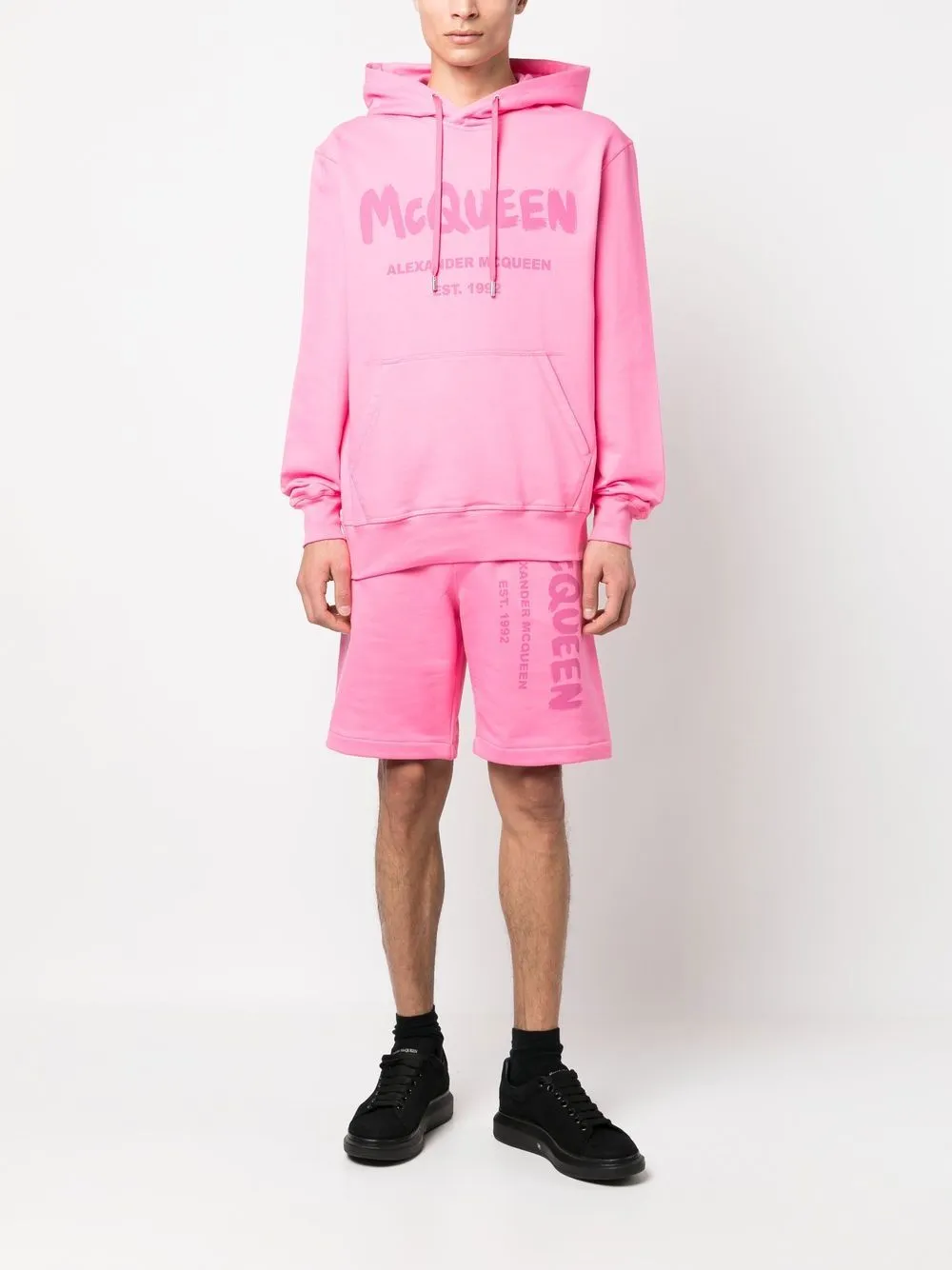Alexander McQueen Graffiti-print Track Shorts