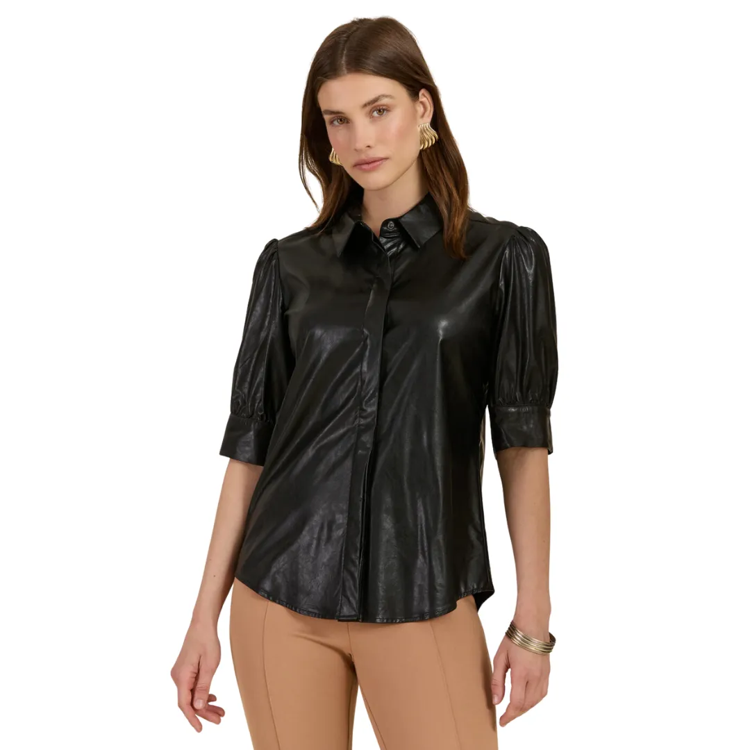 Alice Pleather Shirt