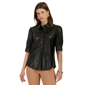 Alice Pleather Shirt