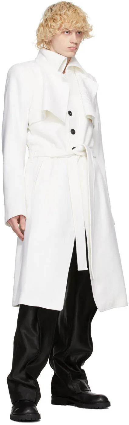 Ann Demeulemeester Black Sateen Trousers