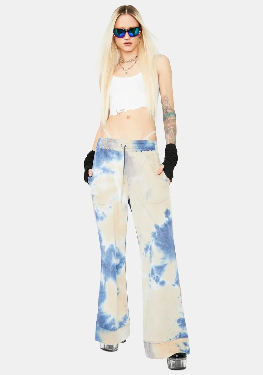 Beachy Bum French Terry Flare Lounge Pants