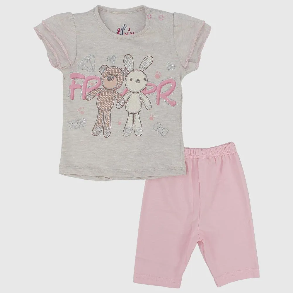 Beary Bunny Short-Sleeved Pajama