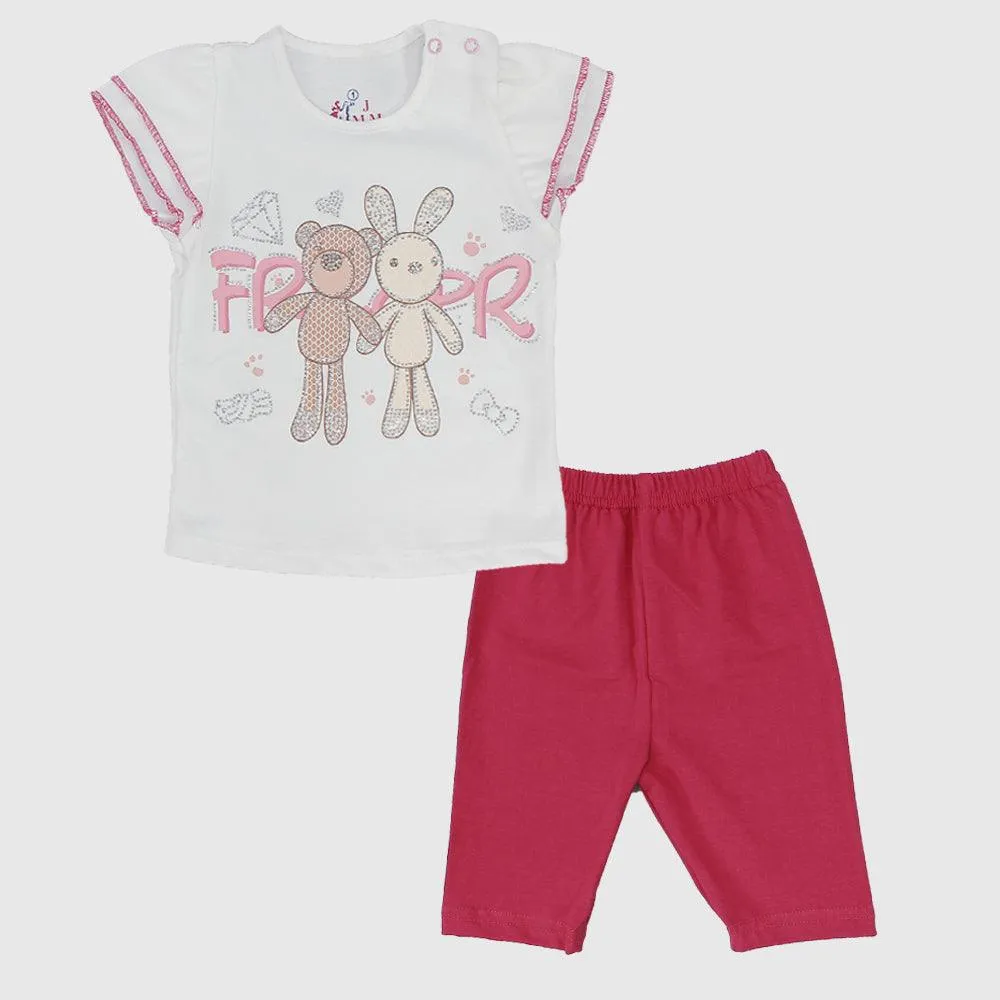Beary Bunny Short-Sleeved Pajama