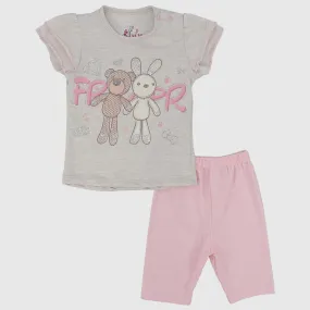 Beary Bunny Short-Sleeved Pajama