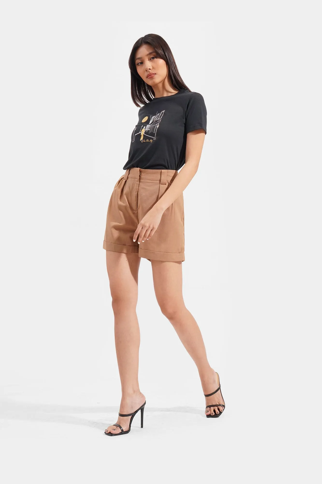 Bermuda Cuffed Cozy Shorts