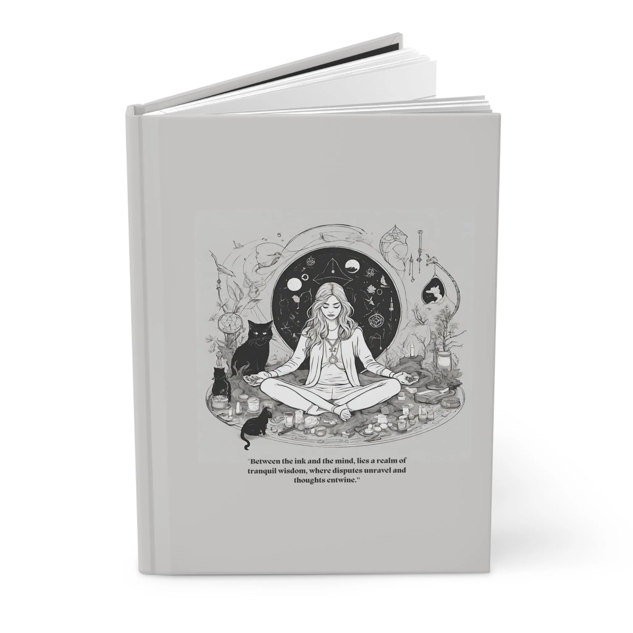 Between The Ink and The Mind Hardcover Journal Matte