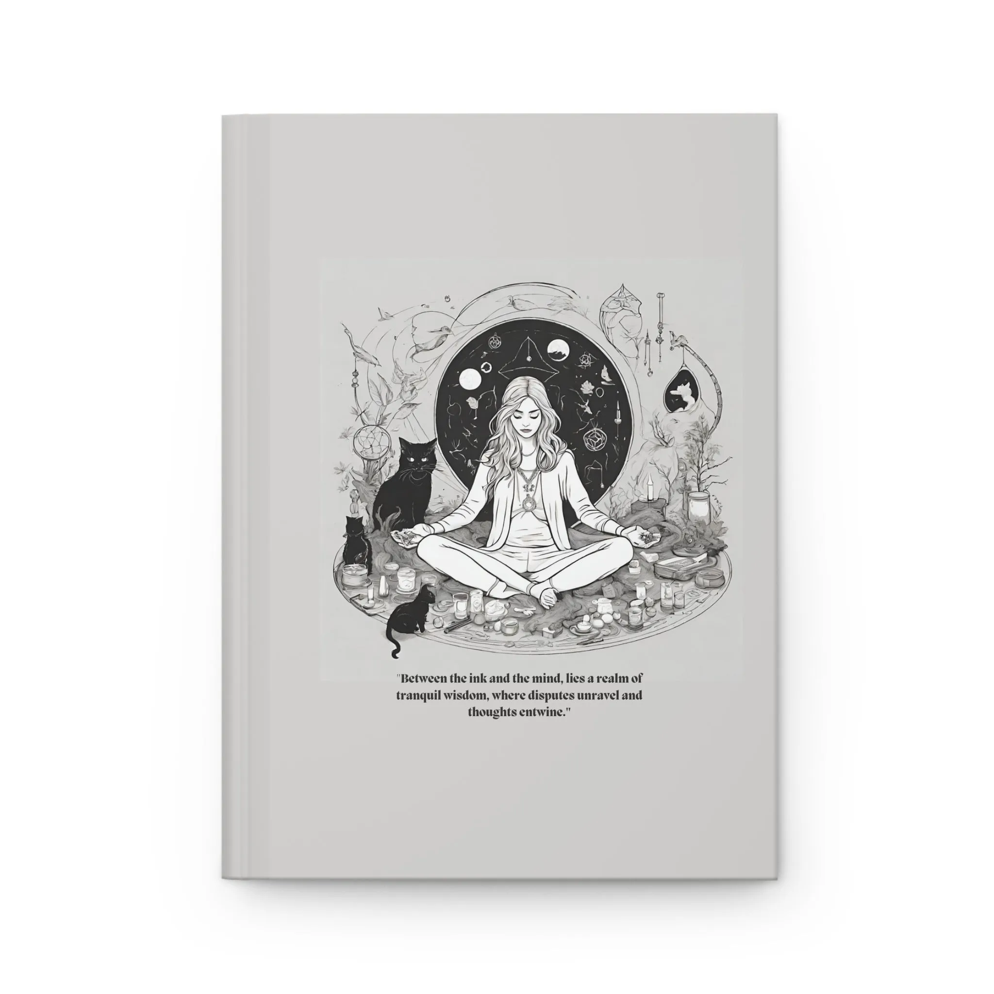 Between The Ink and The Mind Hardcover Journal Matte