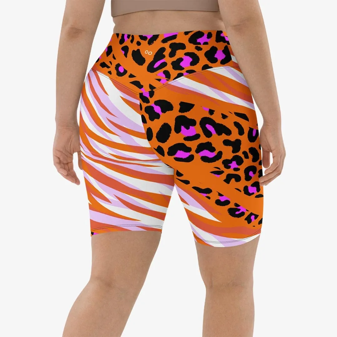 Biker Shorts Cheetiger" Orange
