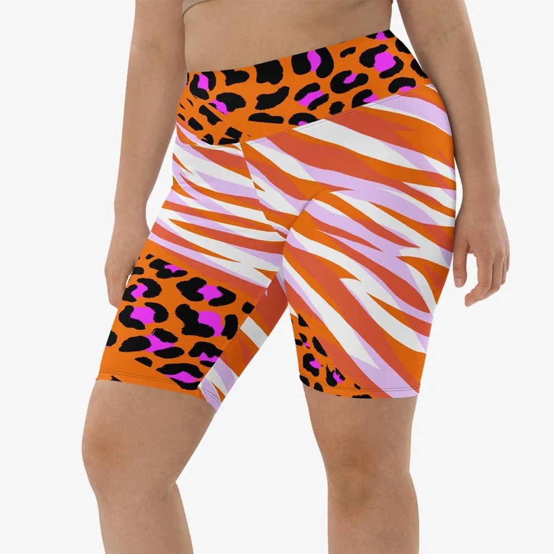 Biker Shorts Cheetiger" Orange