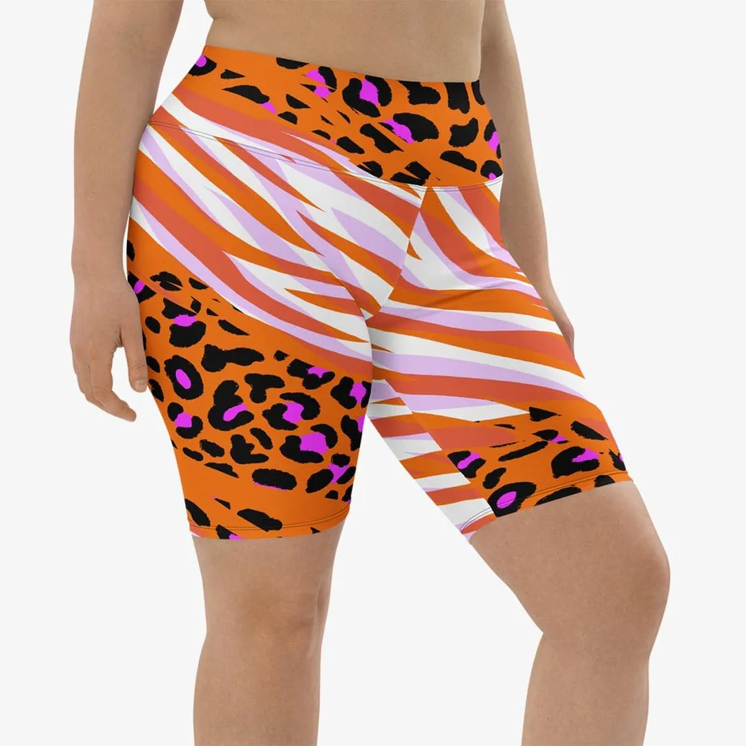 Biker Shorts Cheetiger" Orange