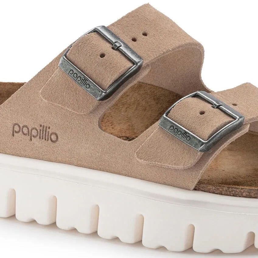 Birkenstock Arizona Chunky Warm Sand Suede