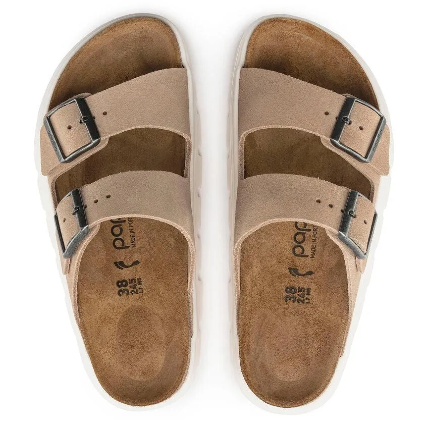 Birkenstock Arizona Chunky Warm Sand Suede