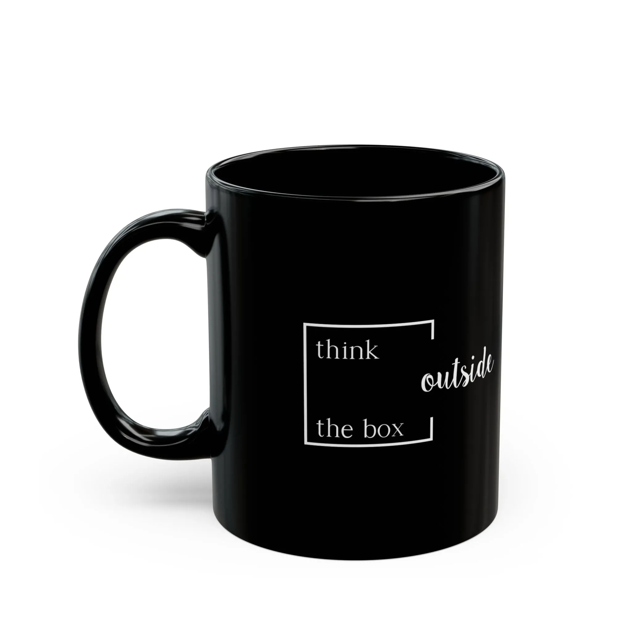 Black Mug: Think outside the Box