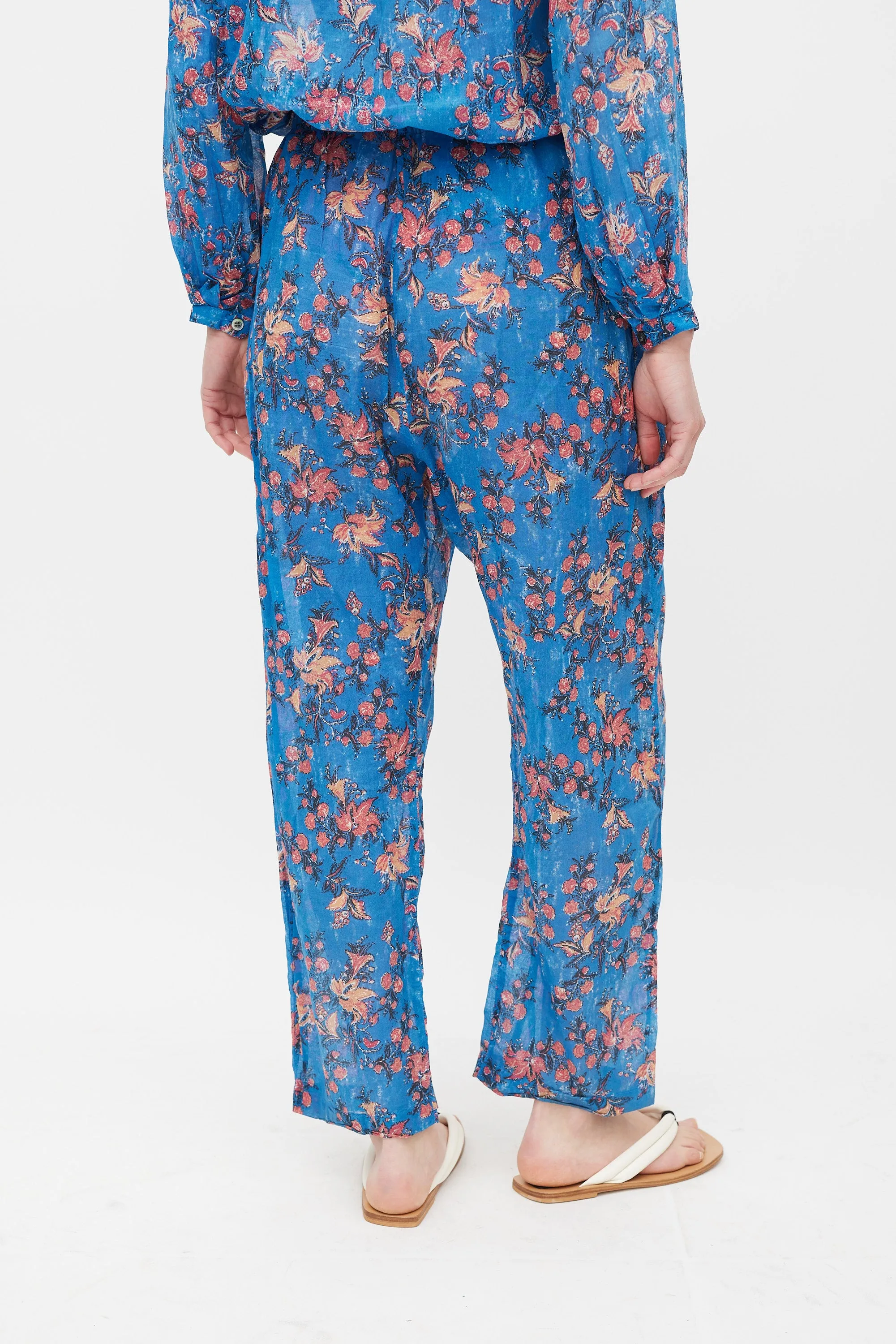 Blue & Red Floral Co-Ord Set
