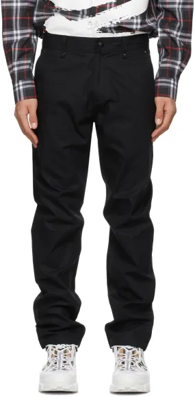 Burberry Black Ripstop Ezra Trousers