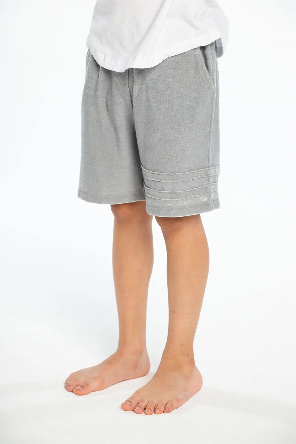 Chaser Cozy Knit Cargo Shorts - Platinum
