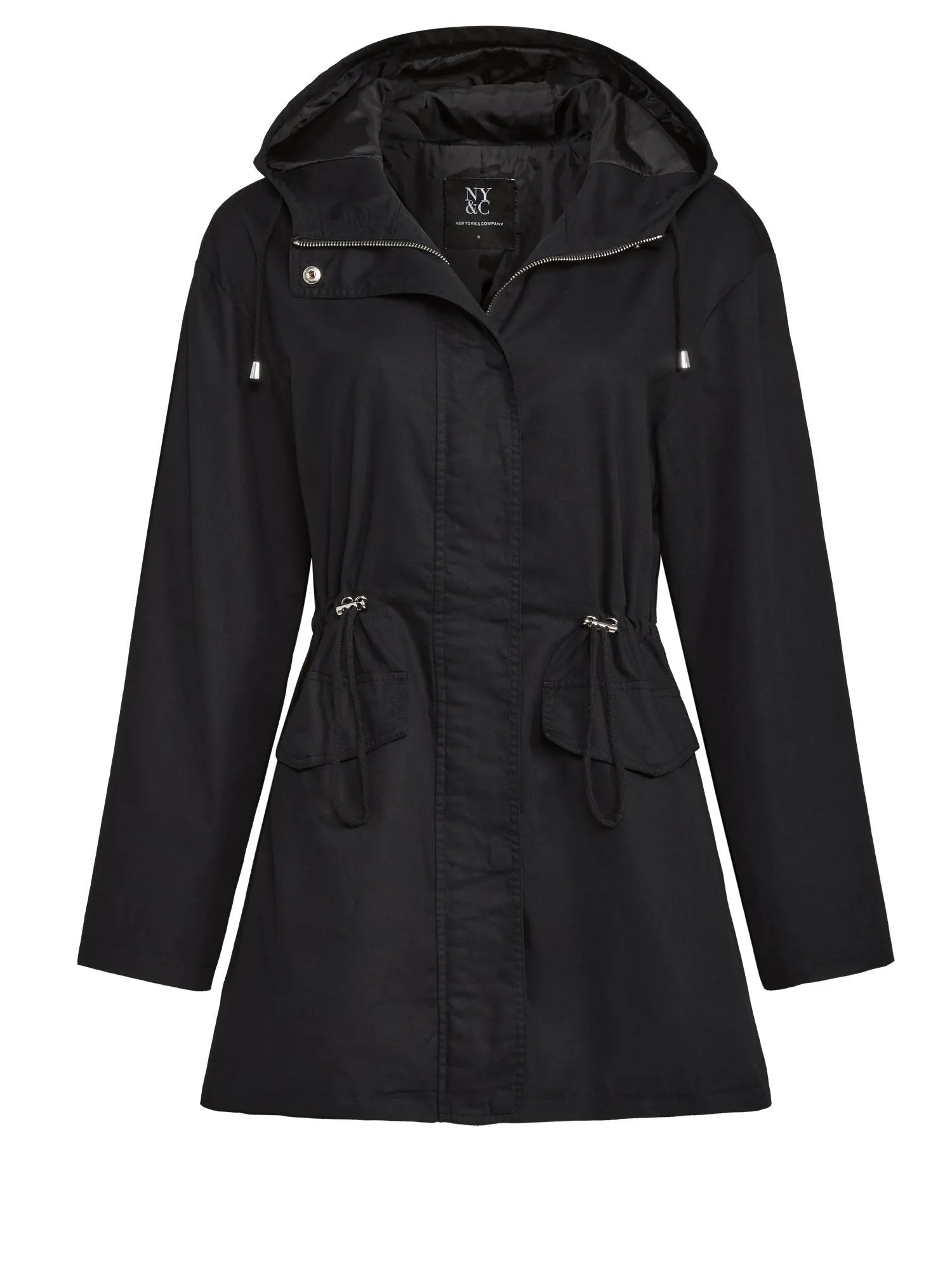 Cinched-Waist Oversized Anorak