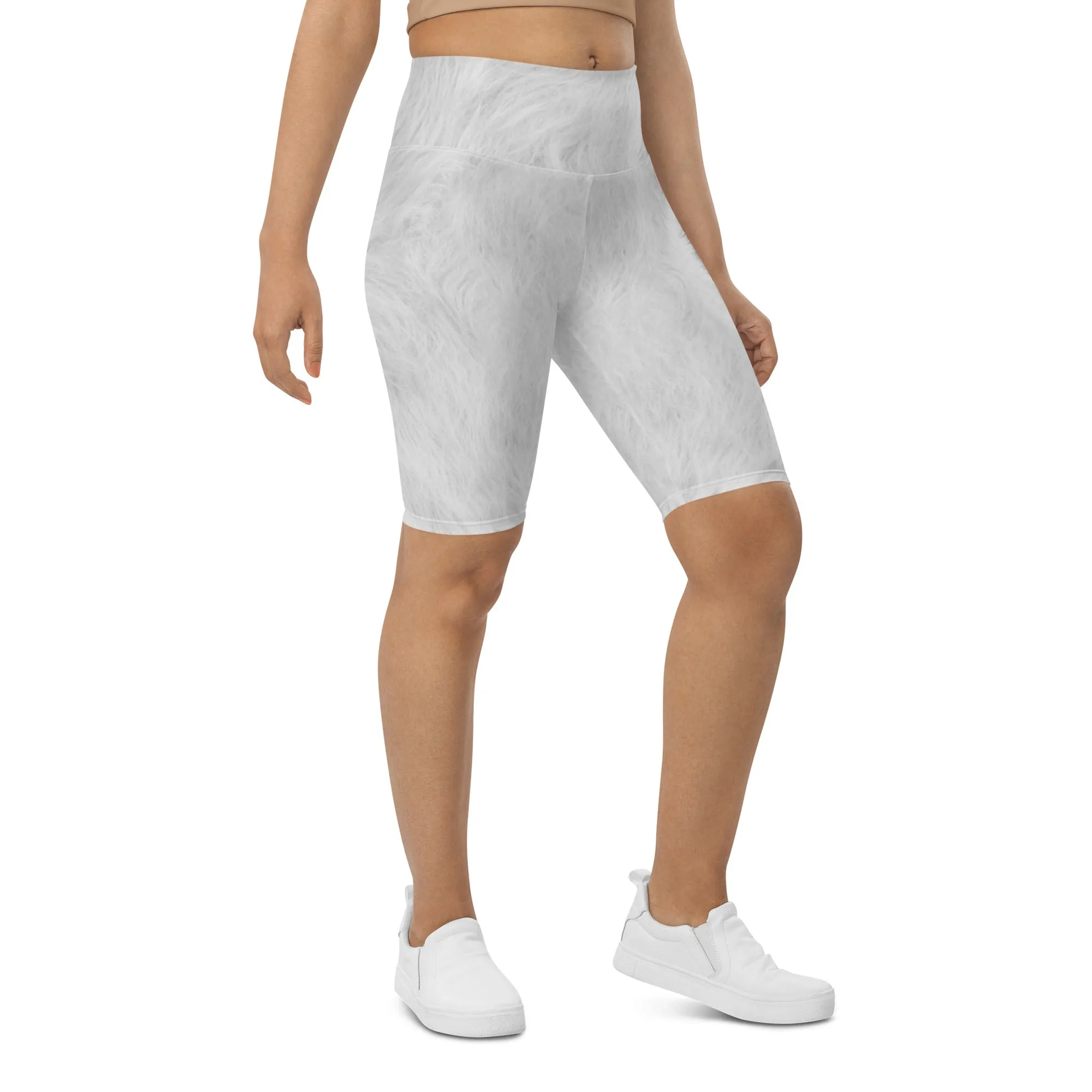 Cute Cozy Cat Biker Shorts