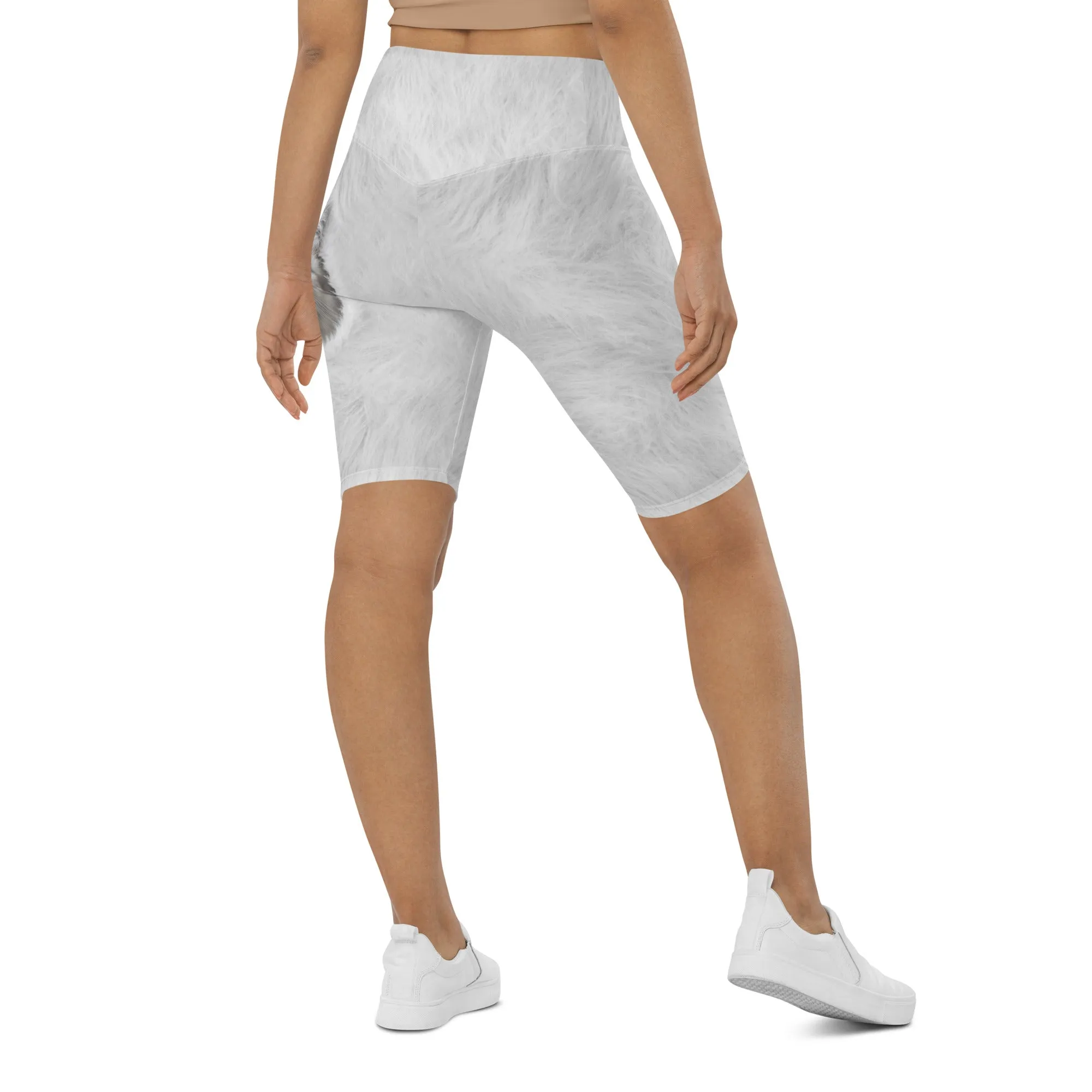Cute Cozy Cat Biker Shorts