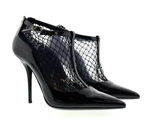 Dolce & Gabbana Black Patent Leather Glossy Pumps-EU38
