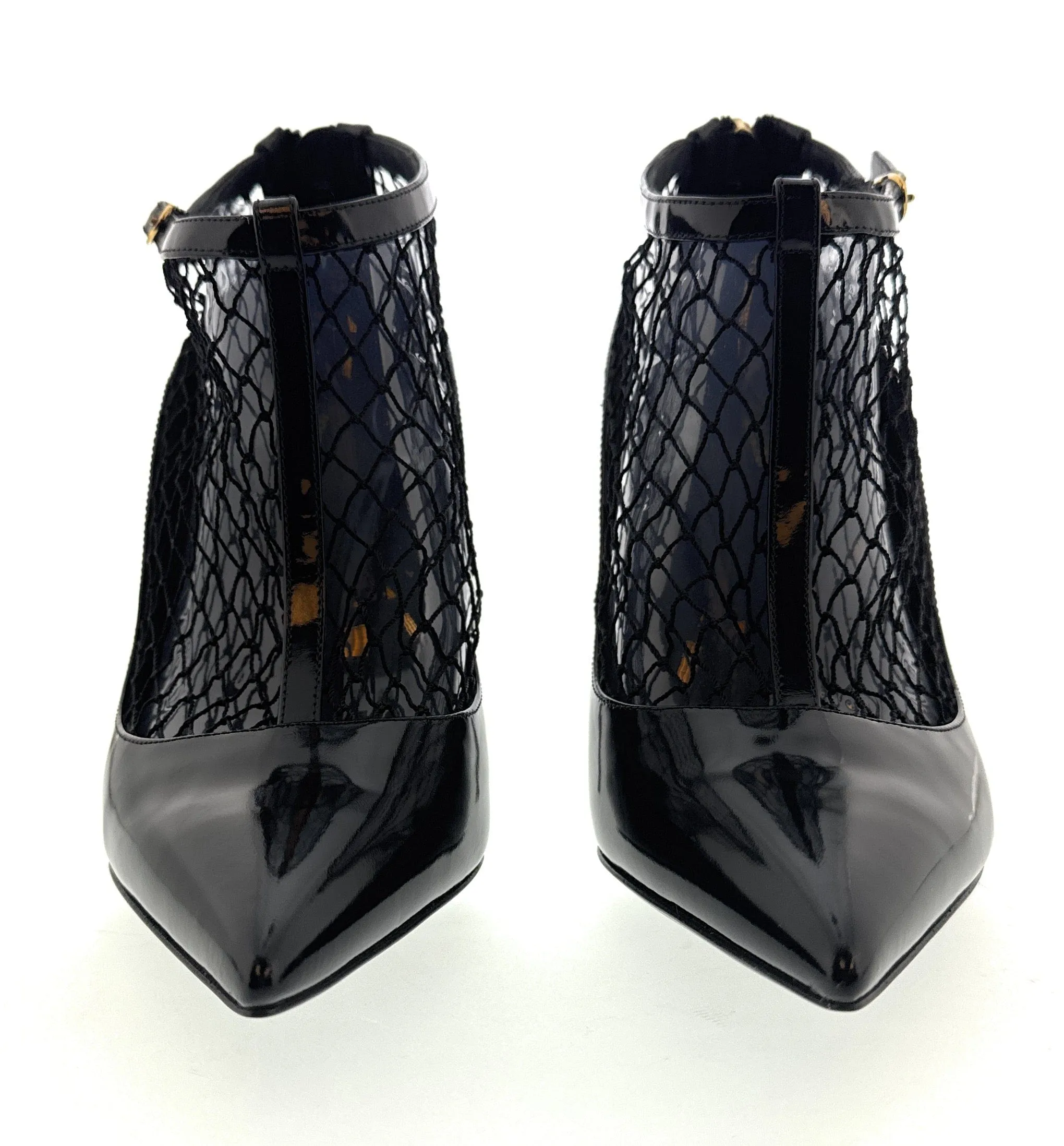 Dolce & Gabbana Black Patent Leather Glossy Pumps-EU38