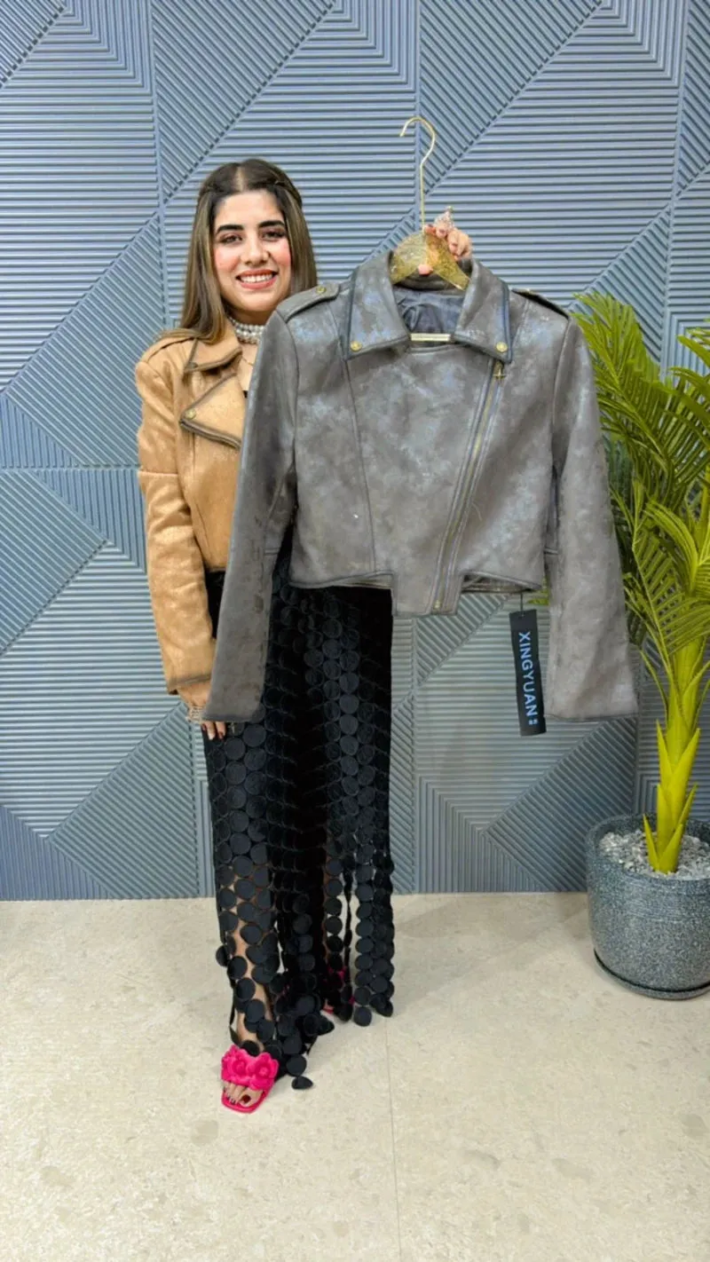 Edgy Biker Jacket: Unleash Your Style GGR595