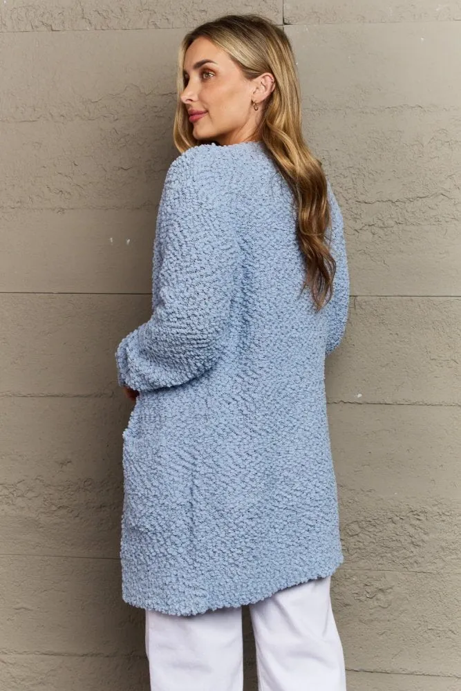 Falling For You Zenana Popcorn Cardigan