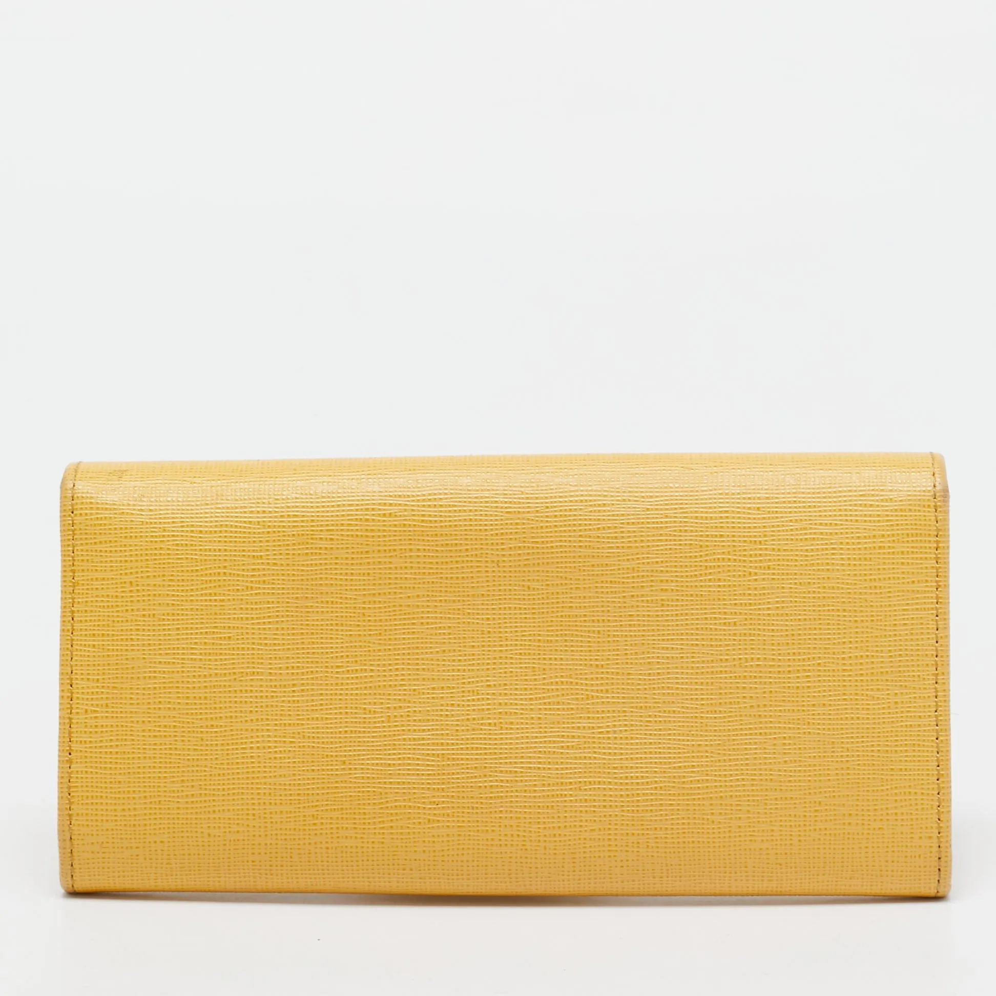 Fendi Multicolor Leather Eye Monster Flap Continental Wallet