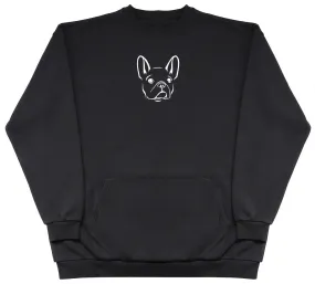 Frenchie - Huge Oversized Hoodless Hoodie