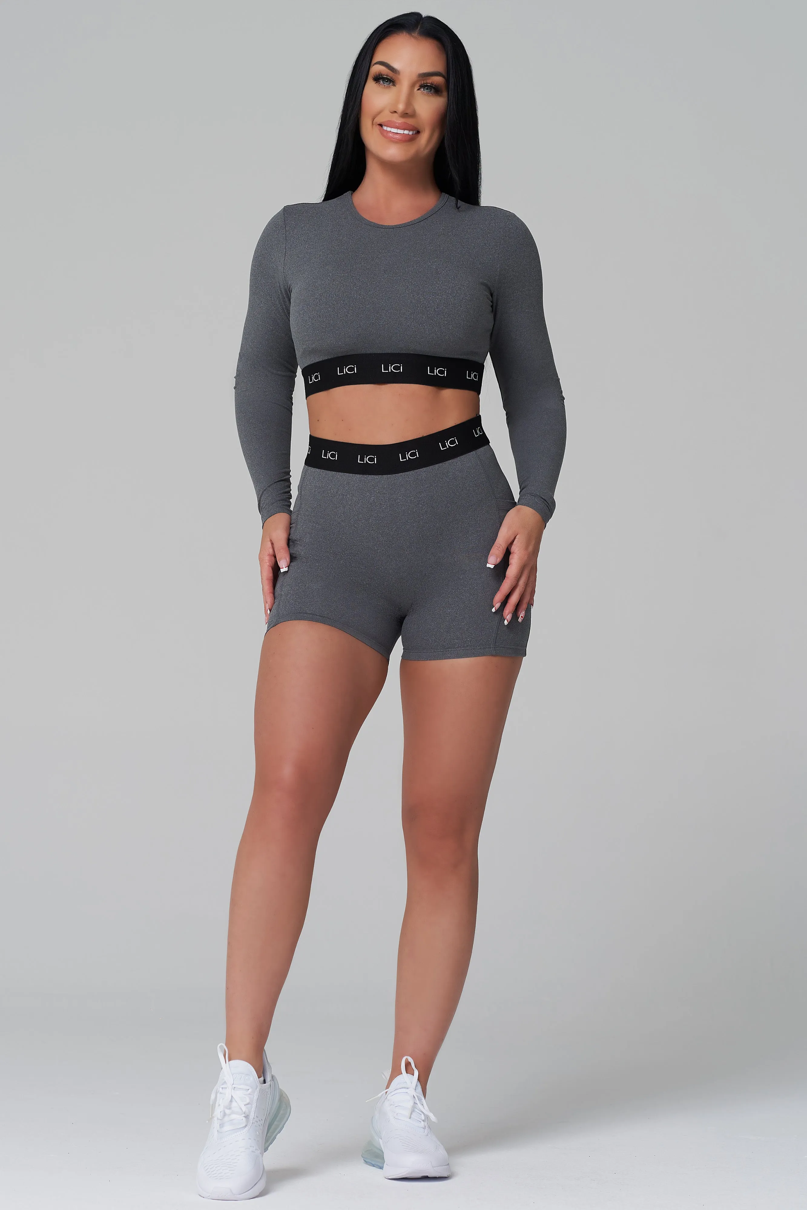 Grey Cozy Sport Boy Short