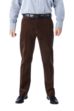 Harvey Jones Teeshot Corduroy Trousers - Brown