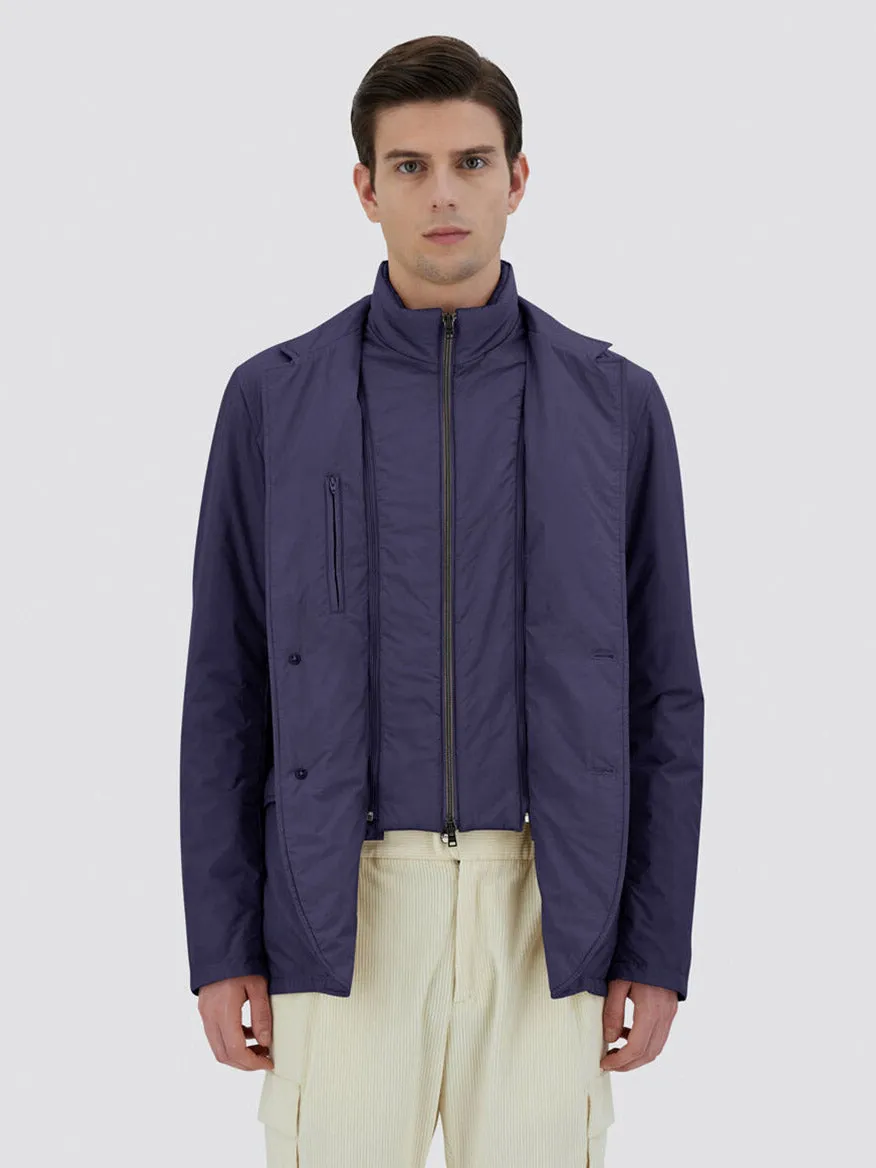 Herno Blazer in Ecoage in New Blue