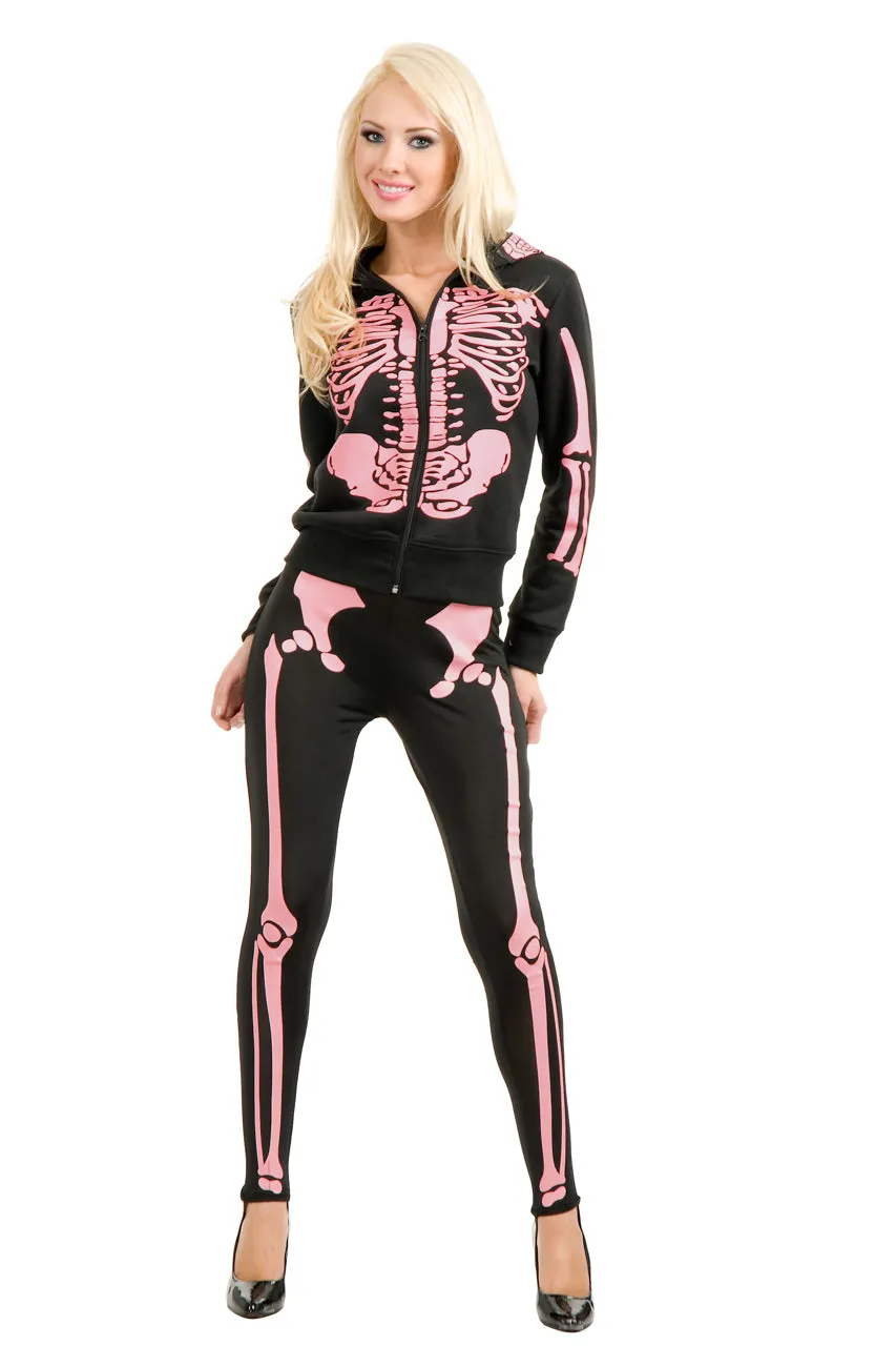 Hooded Skeleton Sweatshirt