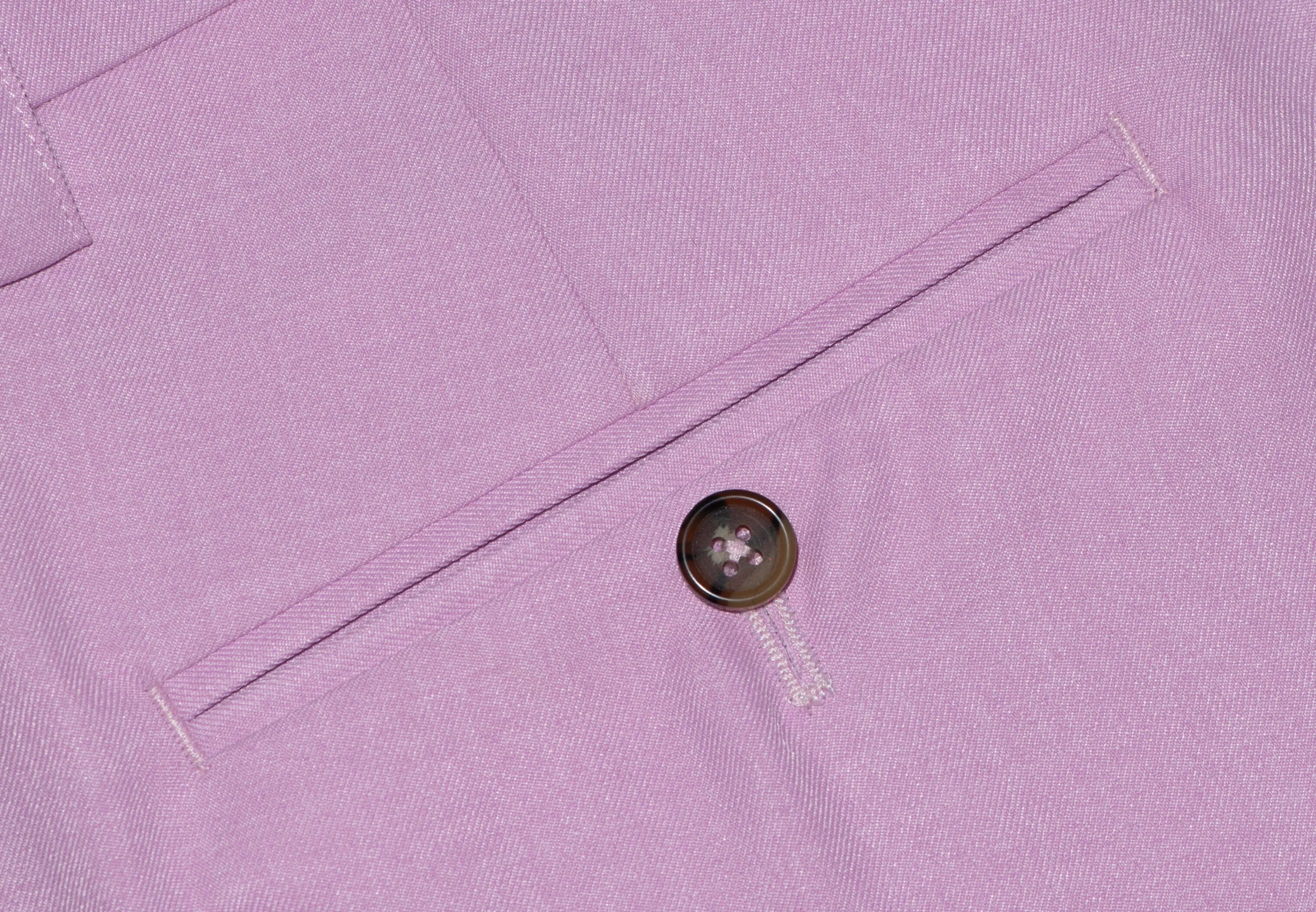 ITALIAN 120's WOOL NOTCH LAPEL PINK SLIM-FIT SUIT FOR MEN