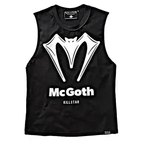 Killstar Men's McGoth Tank | Inside-Out Hem, Deadstock Goth Style