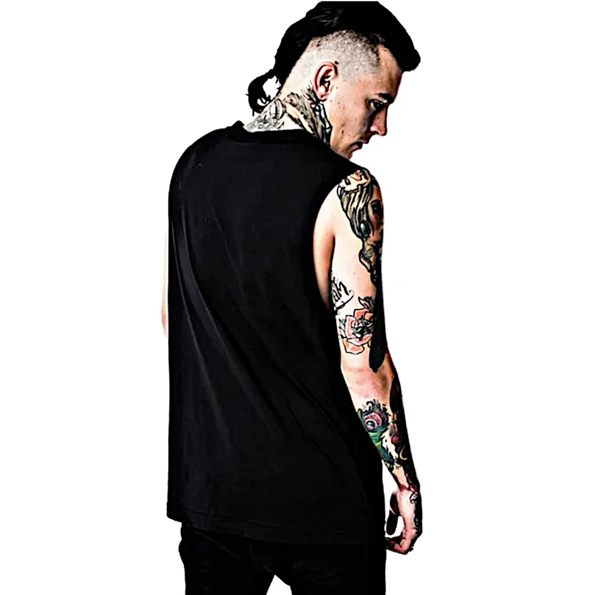Killstar Men's McGoth Tank | Inside-Out Hem, Deadstock Goth Style