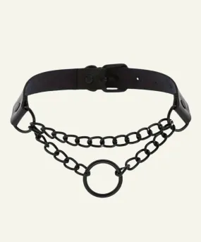 Leather Choker Necklace