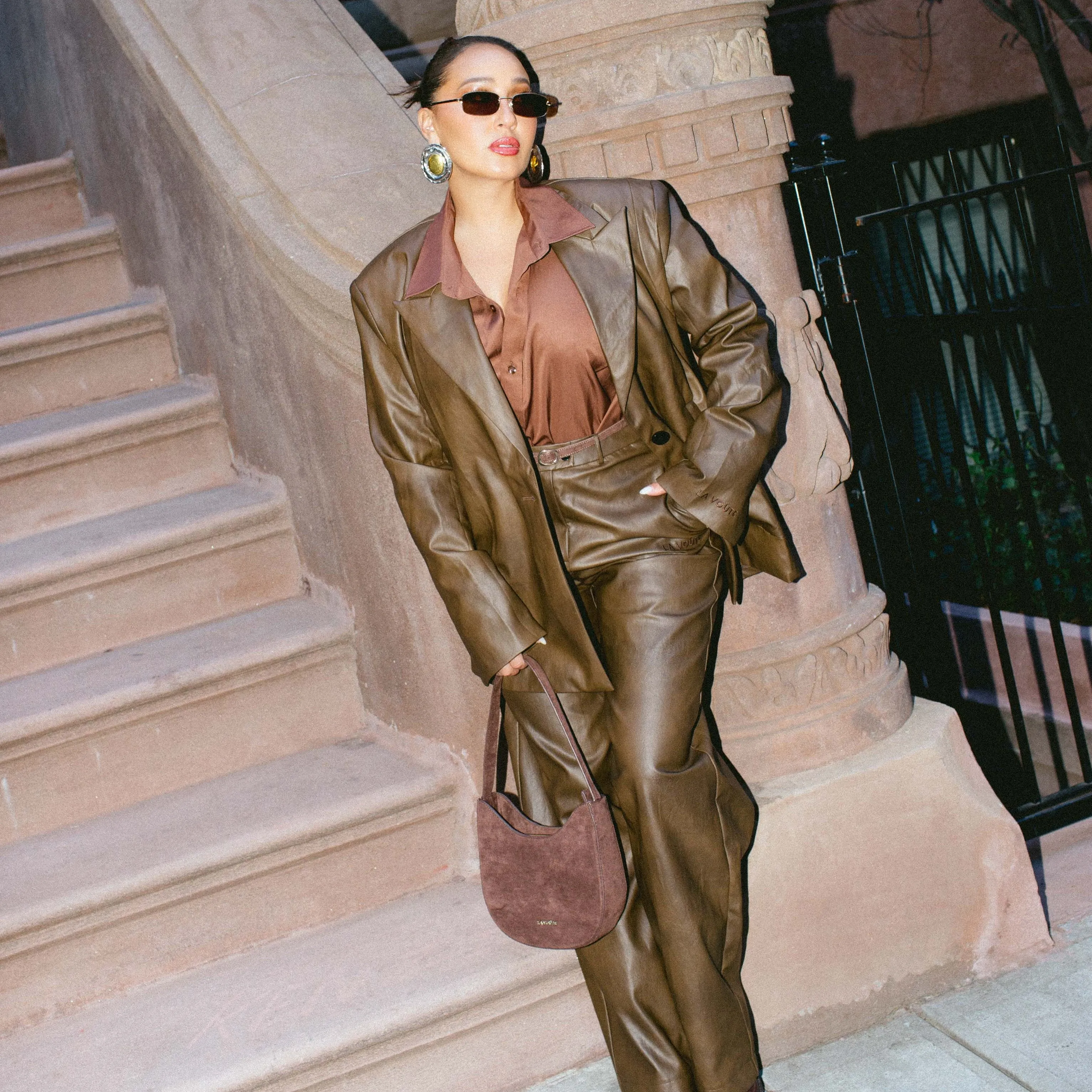 LEATHER MADAME TROUSERS