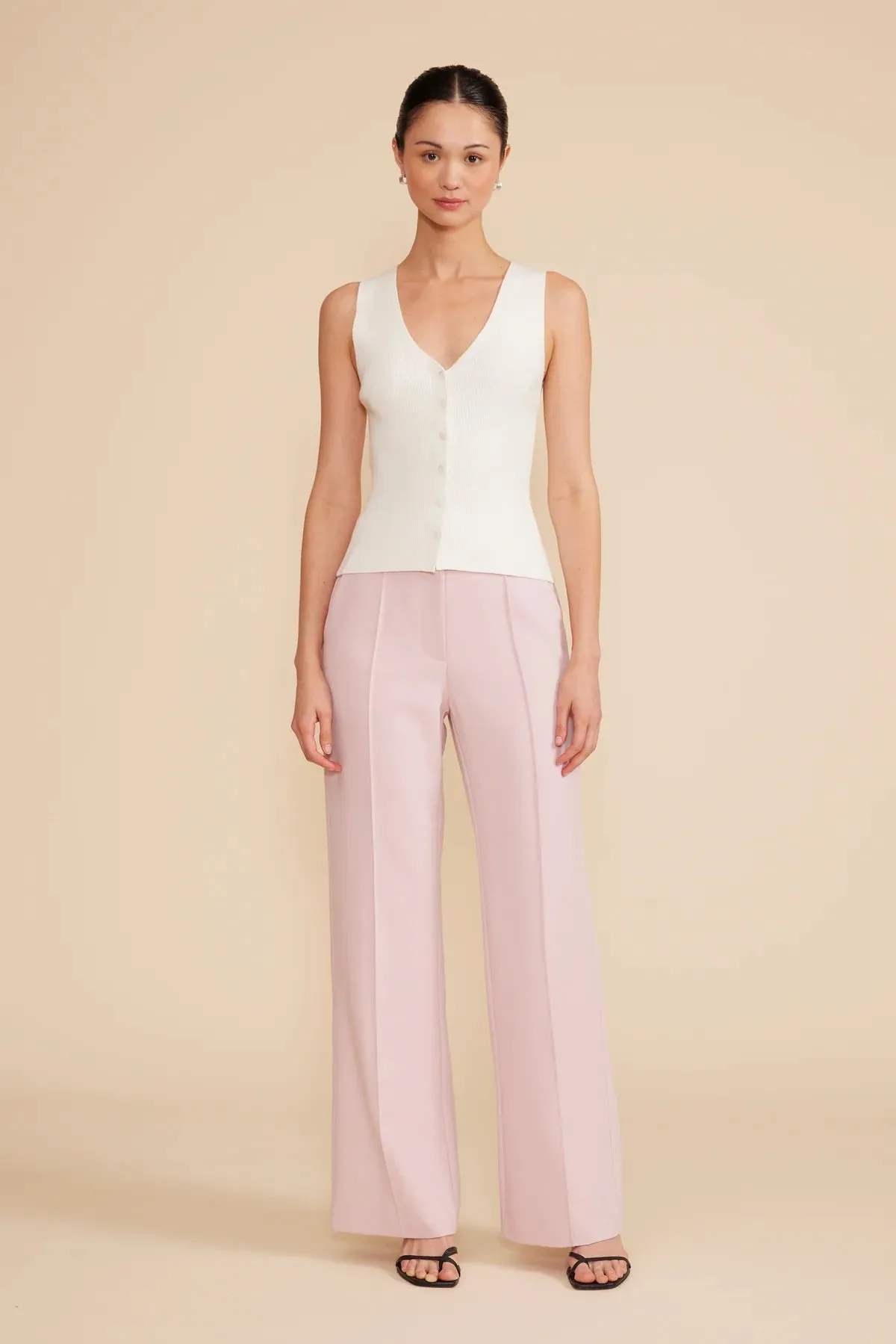 Lucy Paris Tara Pant in Light Pink