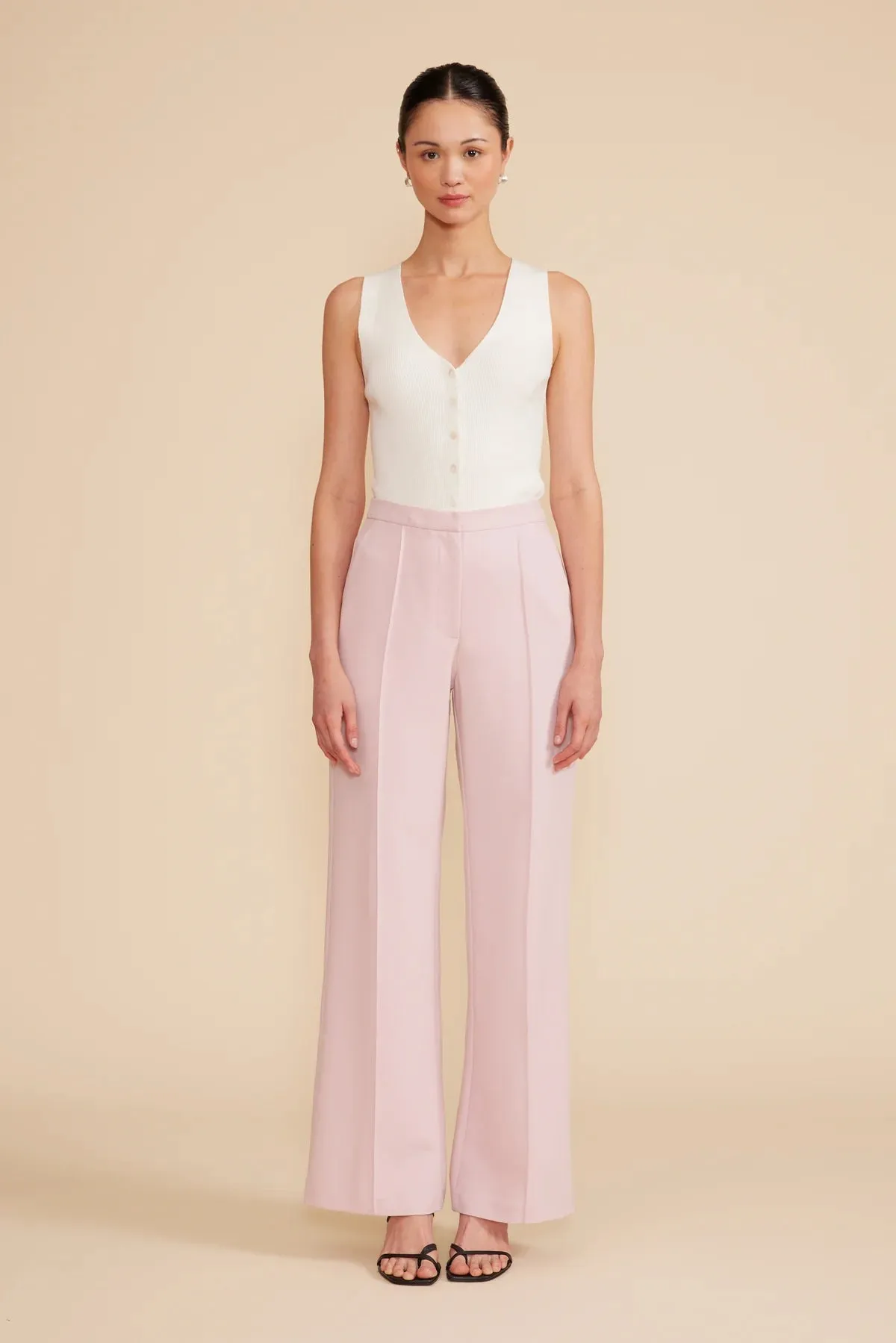 Lucy Paris Tara Pant in Light Pink