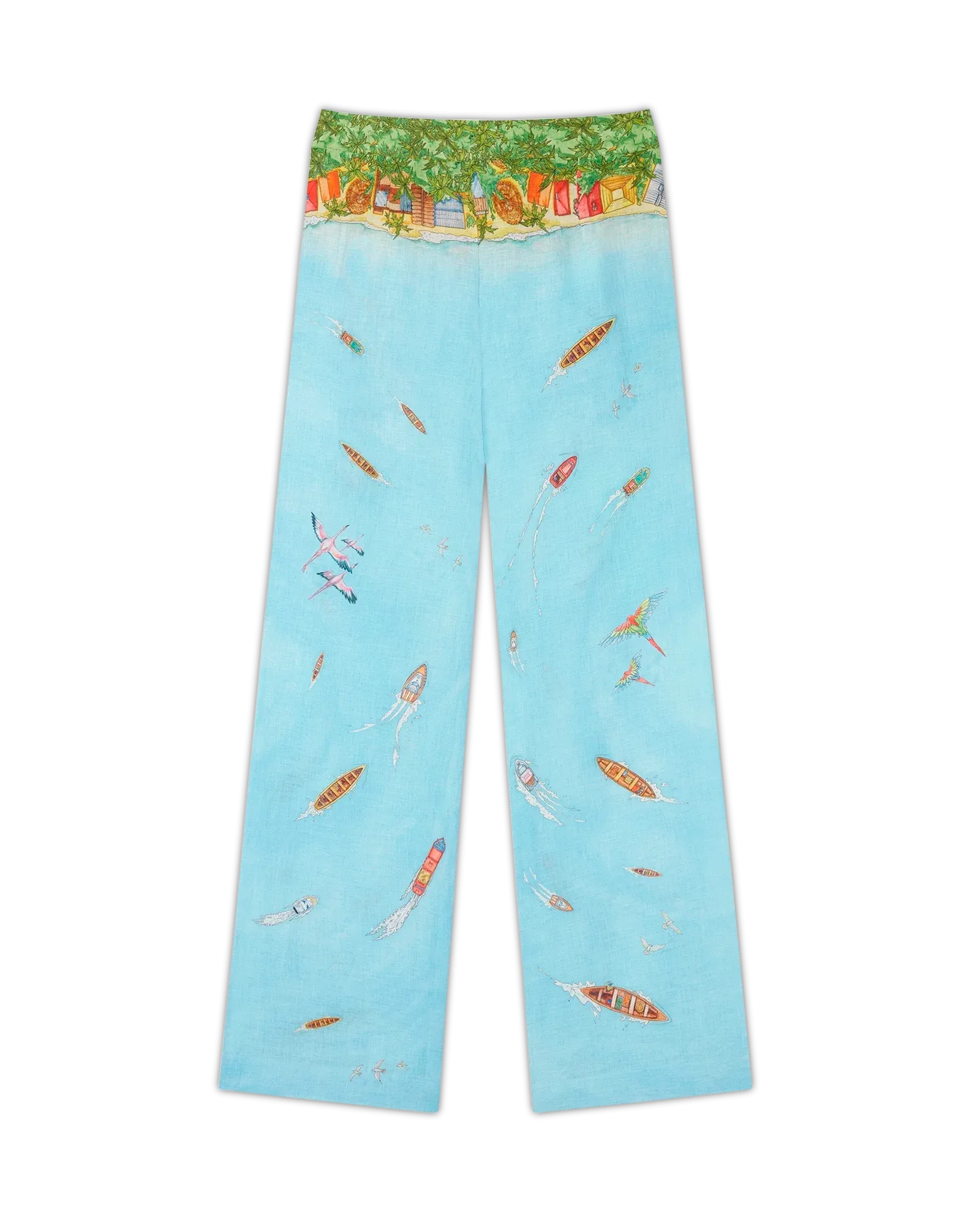 Maison Sur Piloti Straight Leg Trousers