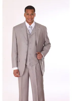 Milano Moda 5802V5-SIL Mens Suit