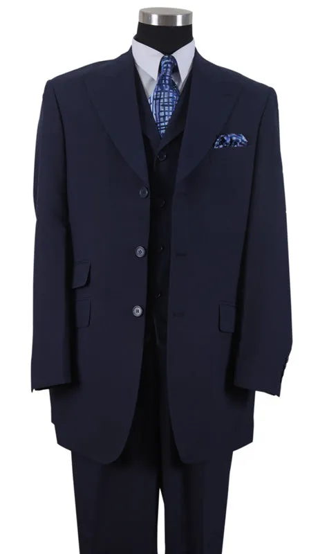 Milano Moda 905V-NA Mens Suit