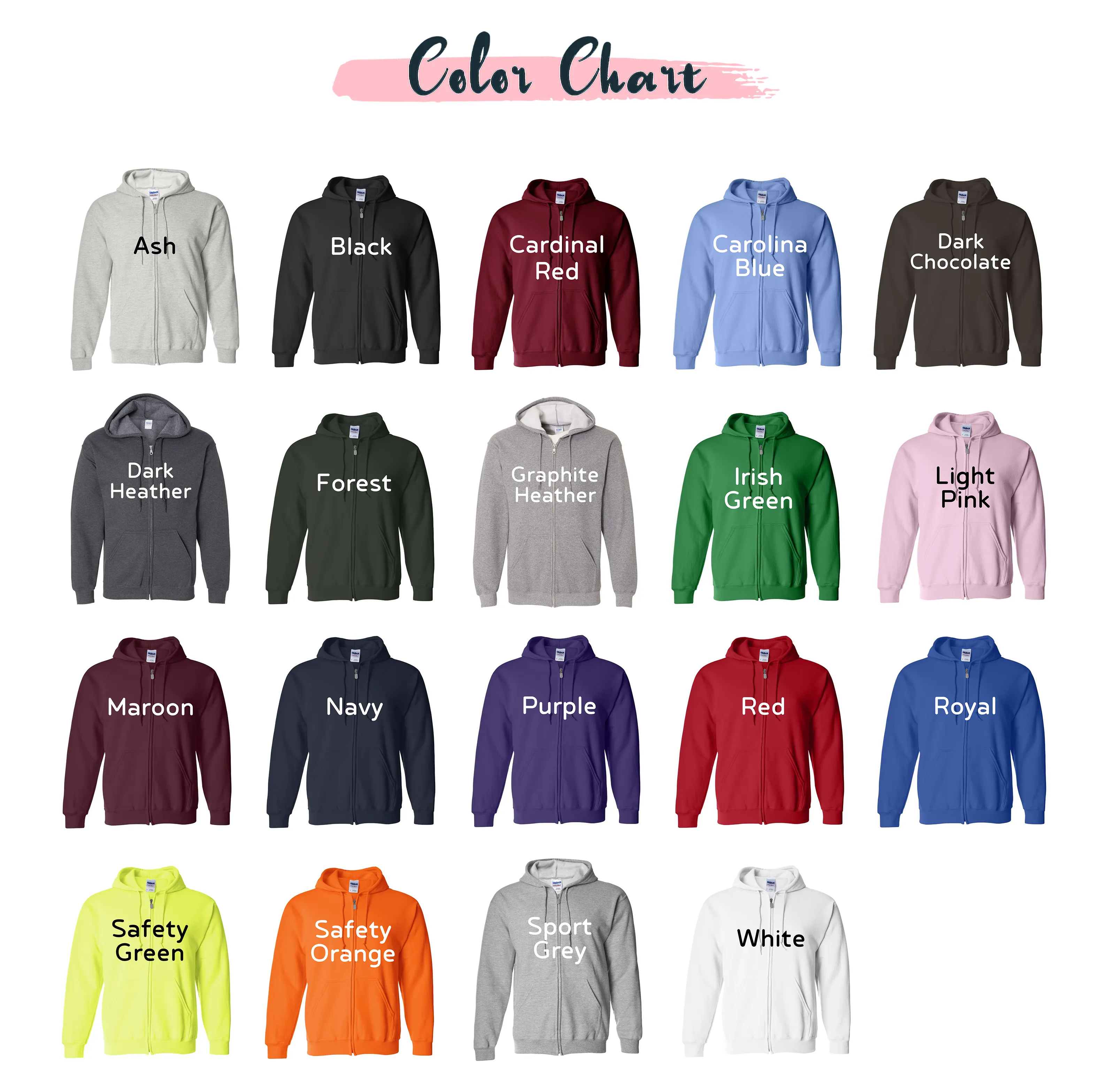 Monogram Zip Up Hoodie
