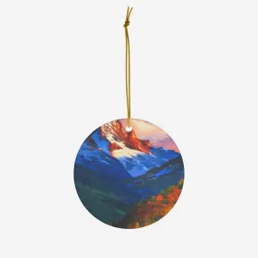 Mt. Sneffels Ceramic Ornament