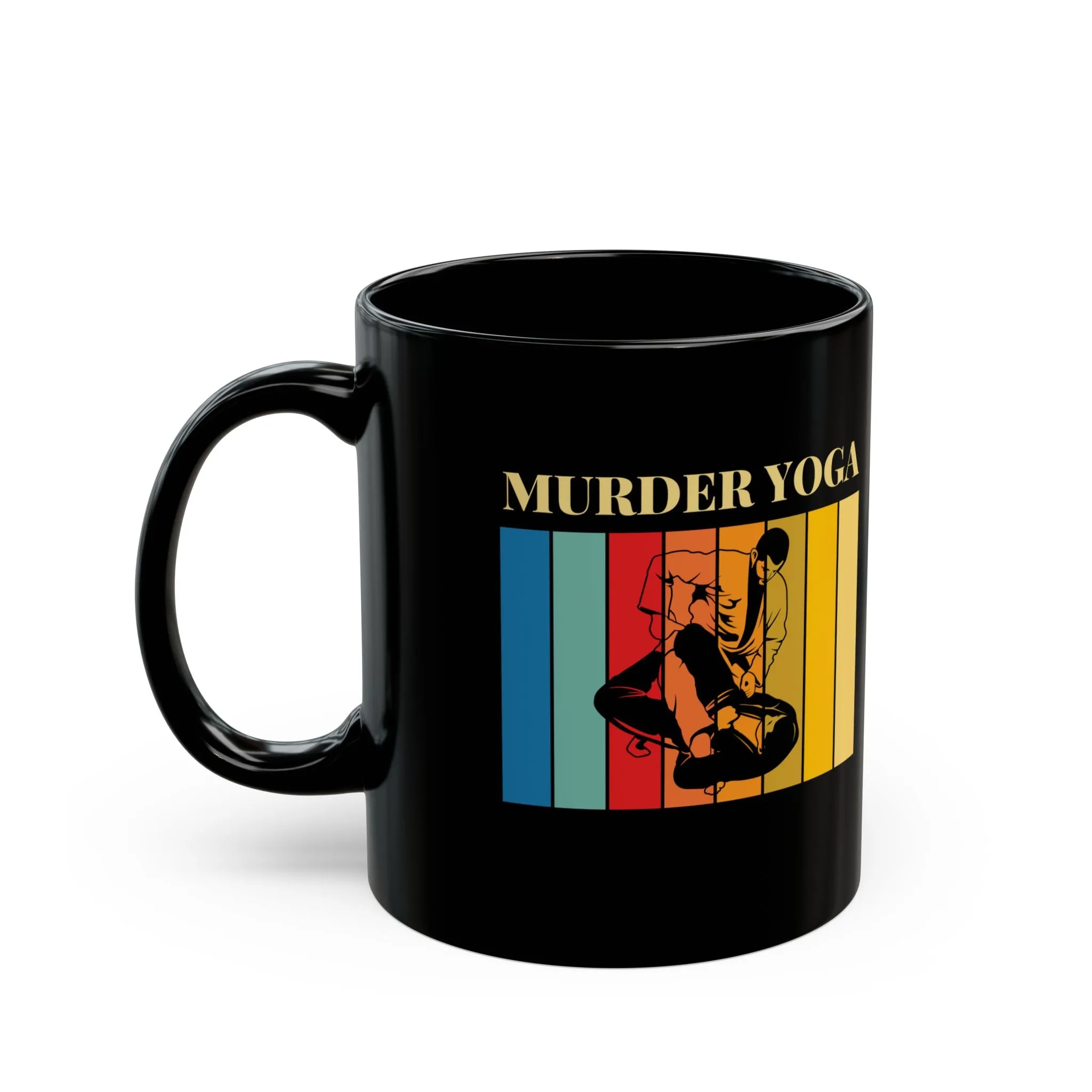 Murder Yoga Coffee Mug
