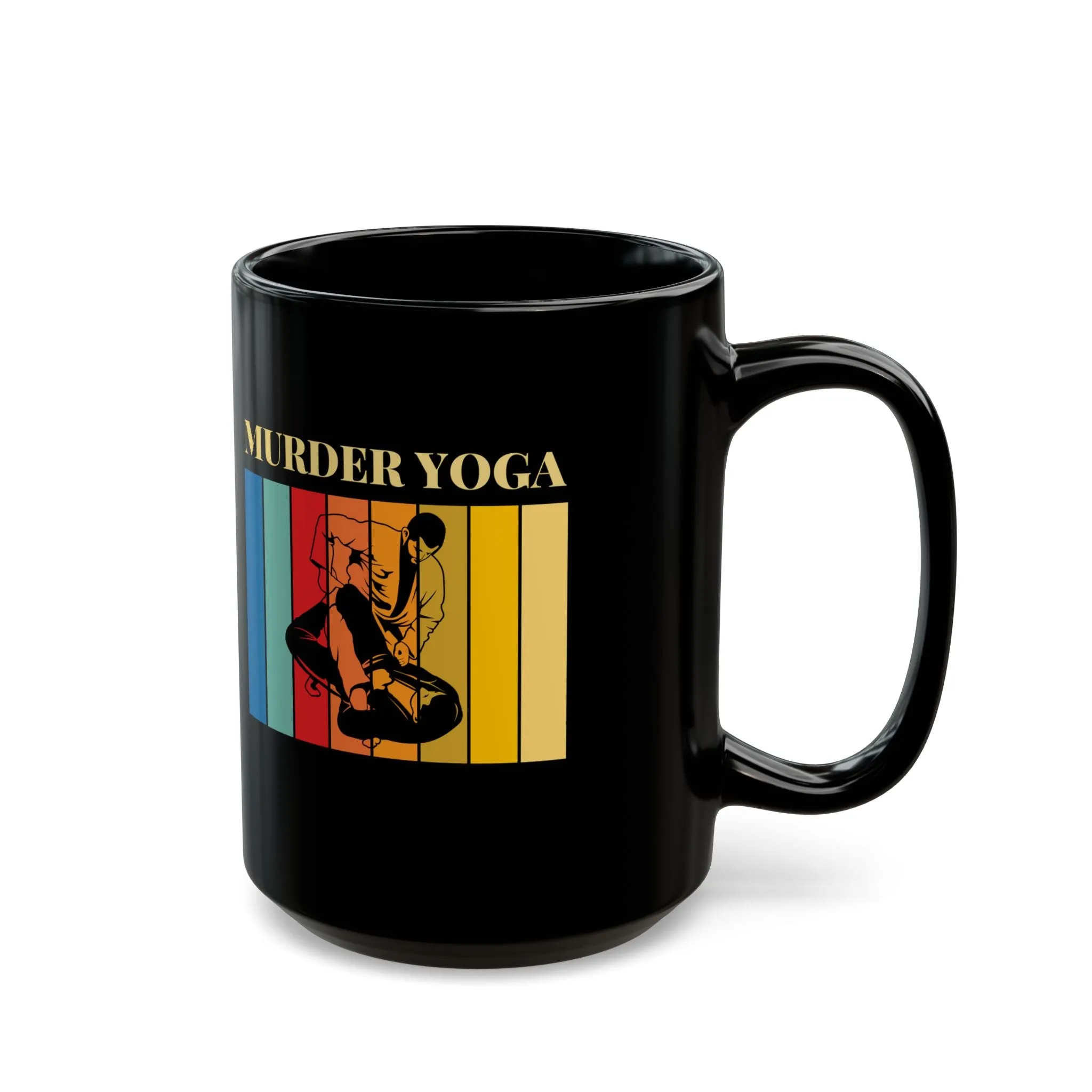 Murder Yoga Coffee Mug