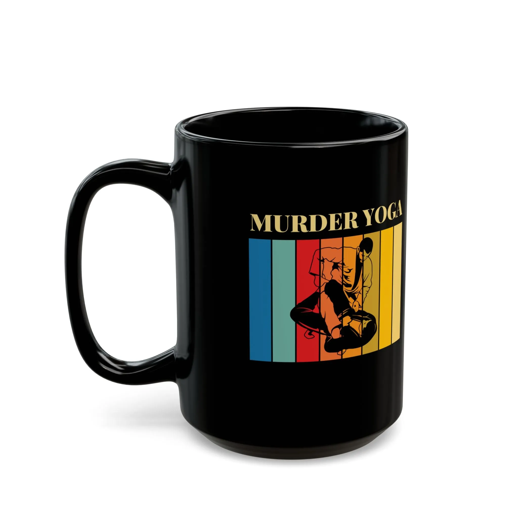 Murder Yoga Coffee Mug