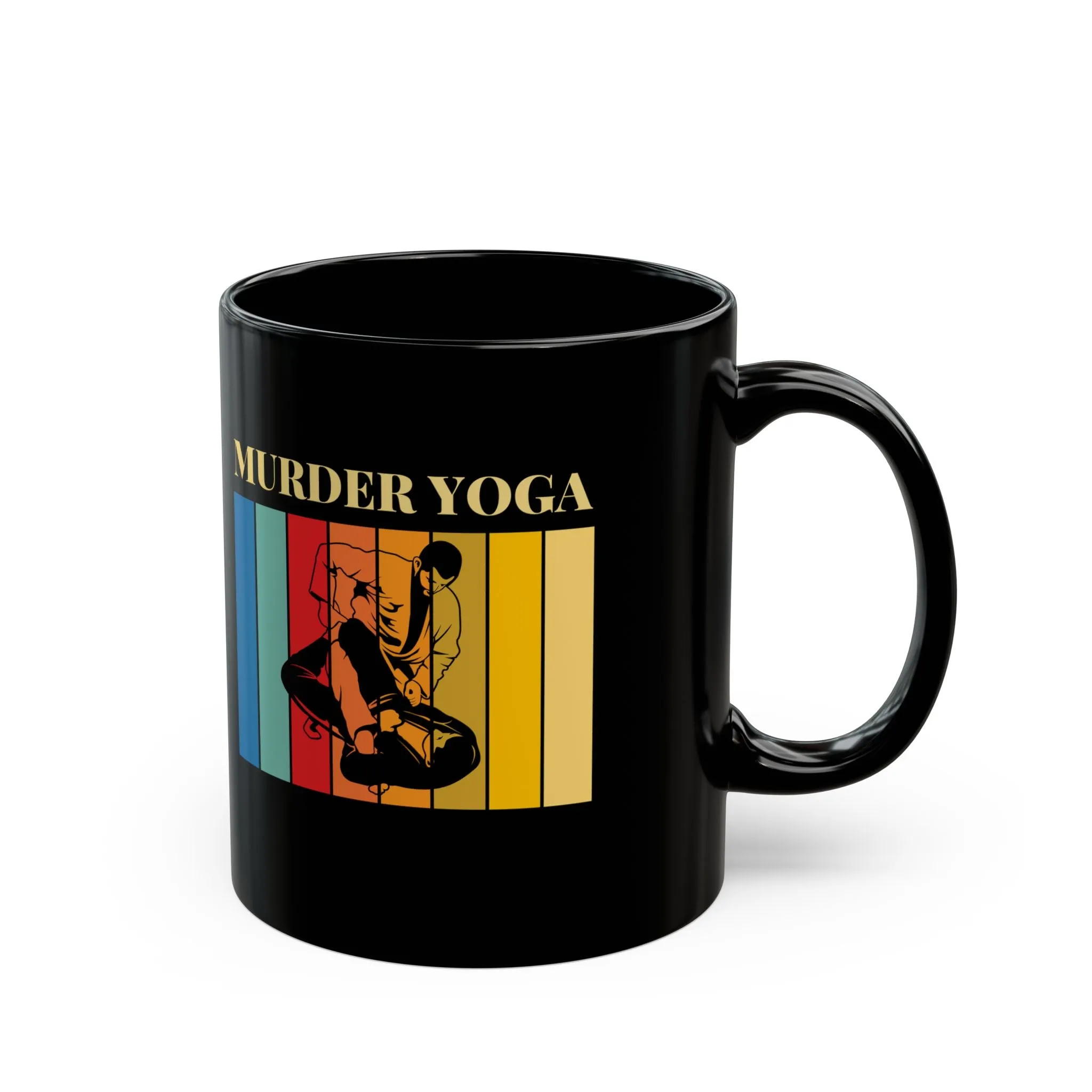 Murder Yoga Coffee Mug