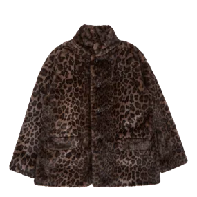 Needles S.c. Car Coat - Faux F Brown